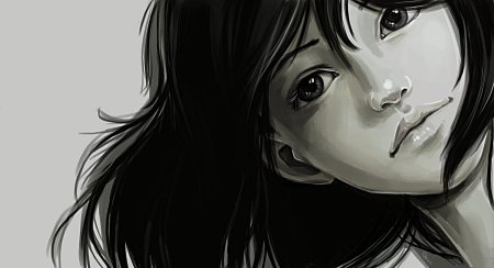 Аниме лицо девушки