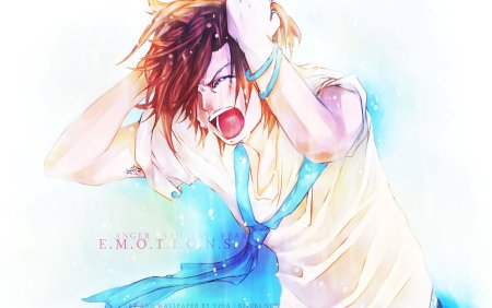 Парень думает о девушке арт