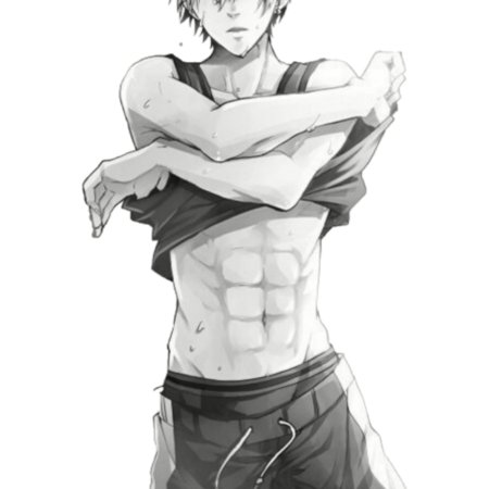 Баскетбол Куроко Кисе без футболки