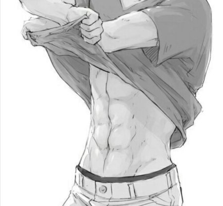 Аниме парни с торсом