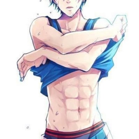 Аниме парни с прессом