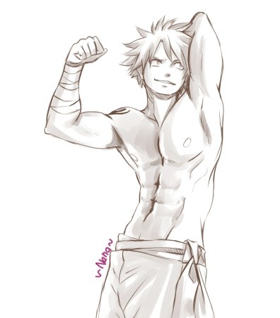 Хвост феи Нацу торс