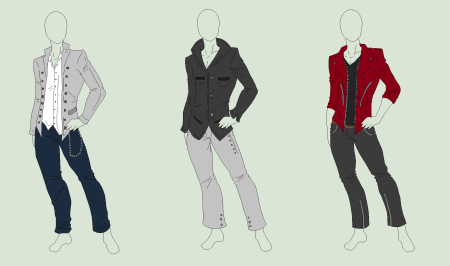 Одежда в стиле аниме мужская