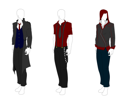 Анимешная одежда для парней