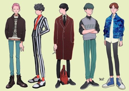 Референсы одежды мужской