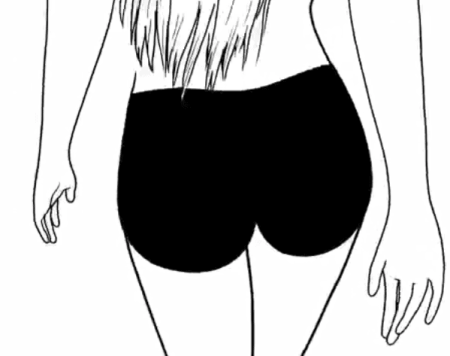 Женские ягодицы