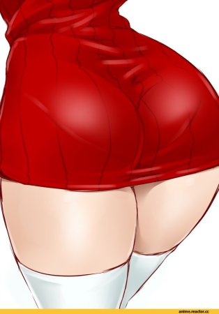 Большие ягодицы аниме