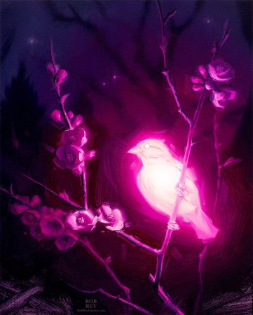 Светящаяся птица