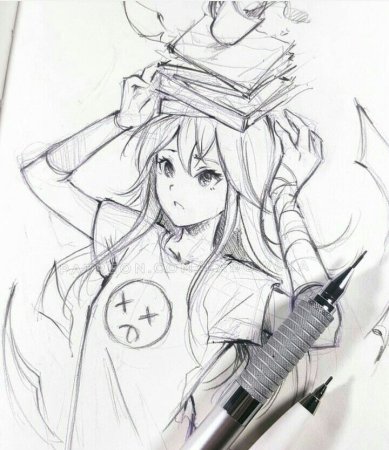 Для художников аниме Наброски
