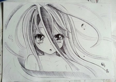 Рисунки для срисовки аниме