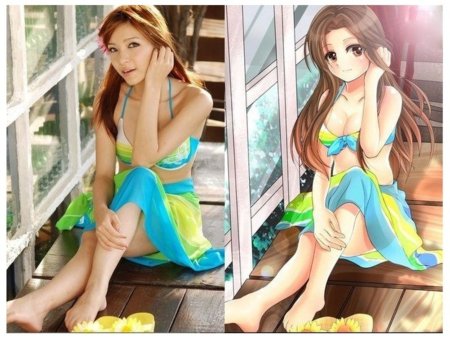 Девочка из аниме в реальной жизни