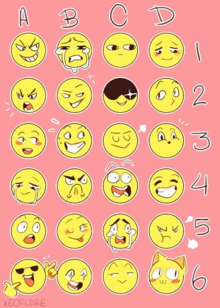 Эмоции для рисования