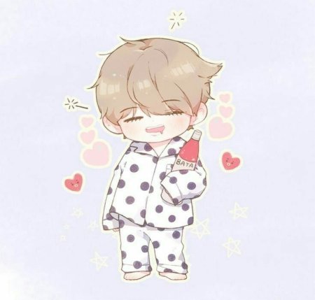 БТС Чиби Ким Тэхен