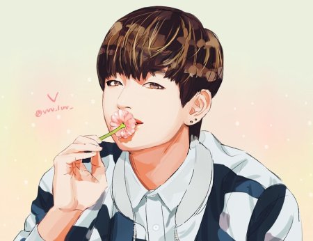 Тэхён БТС арт