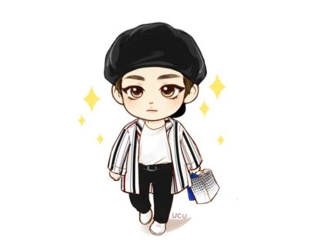 Мультяшные БТС Тэхен