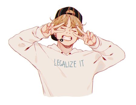 Рисунки БТС аниме тэхён