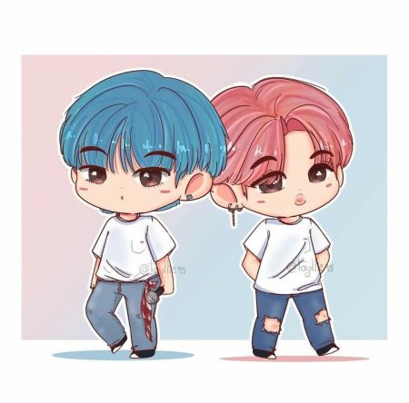 БТС И Чиби БТС