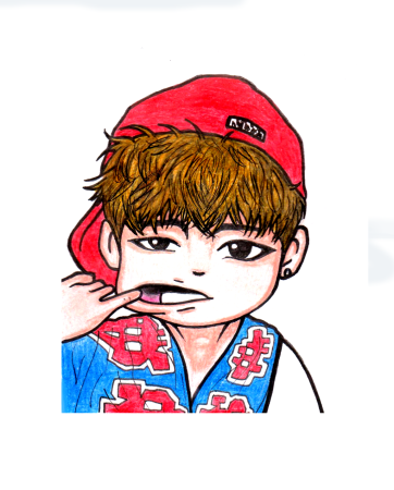 Мультяшный Тэхен