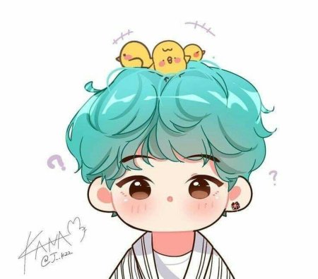 Чиби БТС Тэхен