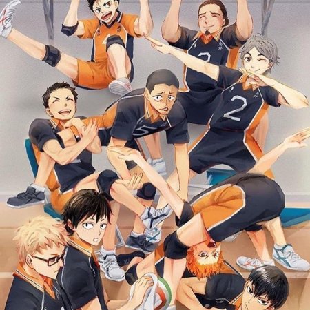 Волейбол аниме Карасуно