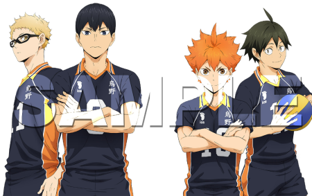 Волейбол аниме персонажи Аобаджосай