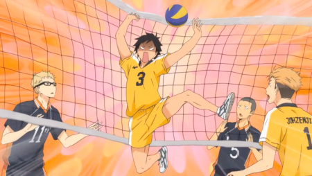 Аниме волейбол вся команда