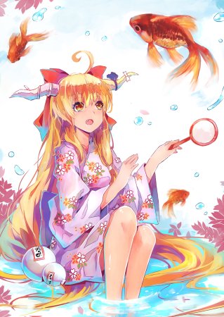 Anime Koi рыбка