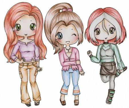 Персонажи в стиле Чиби