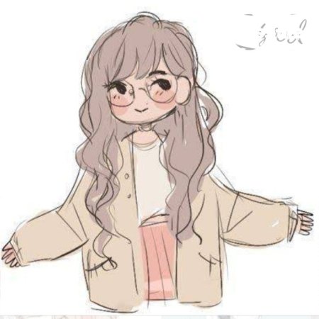 Милые девочки в мультяшном стиле