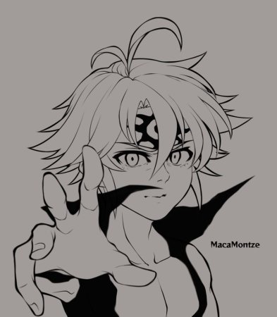 Аниме семь смертных грехов для срисовки