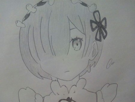 Ре Зеро рисунок