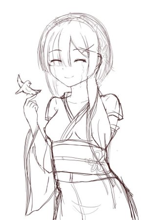 Ре Зеро для срисовки