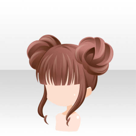 Аниме прически пучок