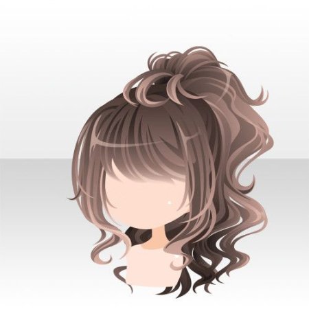 Аниме пучок волос