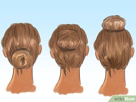 Пучок на голове туториал