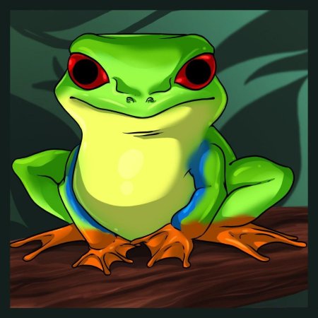 Няшная лягушка