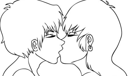 Аниме поцелуй