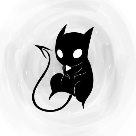 Тату черная кошка эскизы