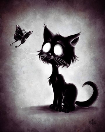 Готический котик