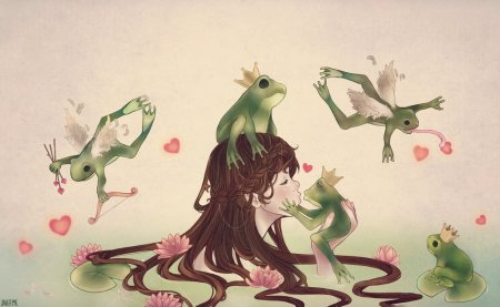 Эстетика лягушек в аниме
