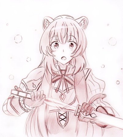 Рафталия восхождение героя щита рисунки