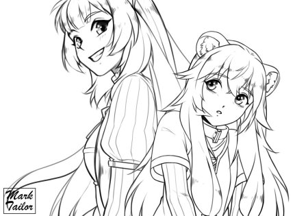 Рафталия скетч