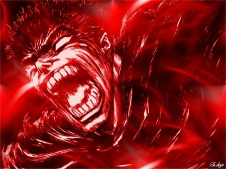 Берсерк Гатс демон ярость