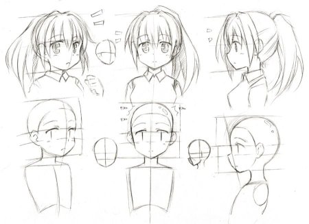 Обучалки рисованию аниме