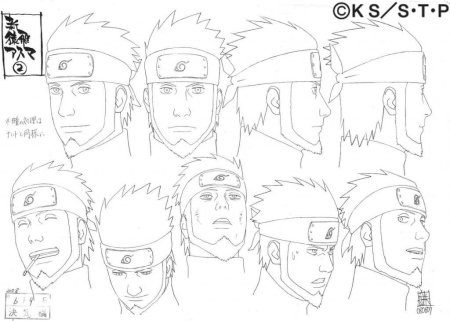 Наруто скетчи персонажей Наруто