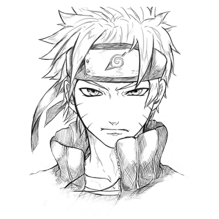 Рисунки для срисовки Наруто