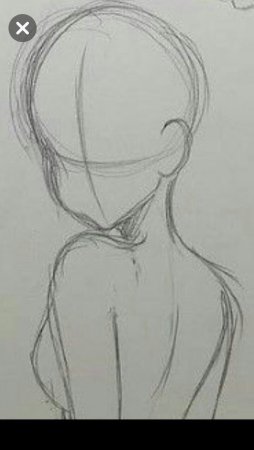 Легкие скетчи головы