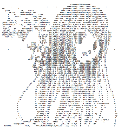 Аниме ASCII Art
