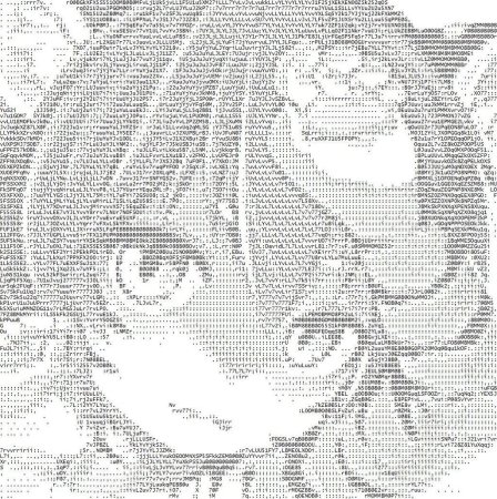 Аниме лицо из символов