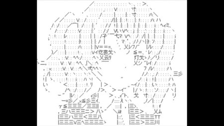 Аниме ASCII Art
